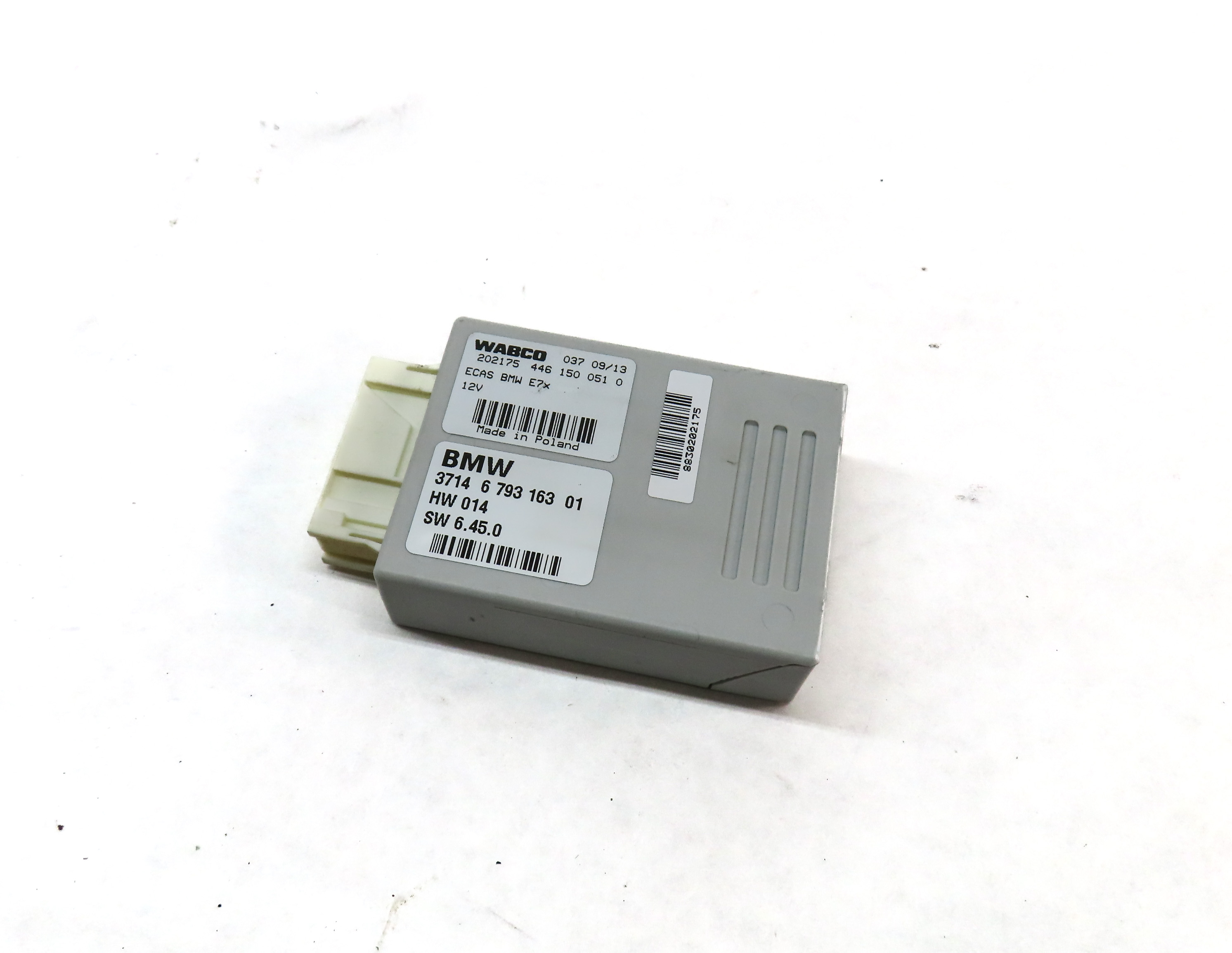 2007-2014 BMW X5 X5M X6 X6M (E70 E71 E72) AIR SUSPENSION CONTROL MODULE — exact item pictured